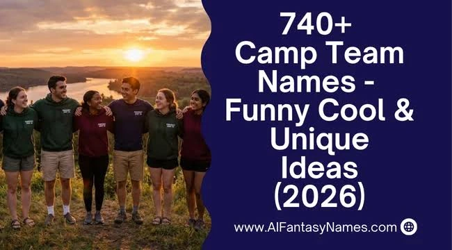 Camp Team Names