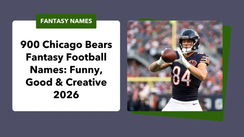 Chicago Bears Fantasy Football Names