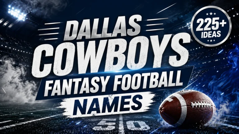 Dallas Cowboys Fantasy Football Names