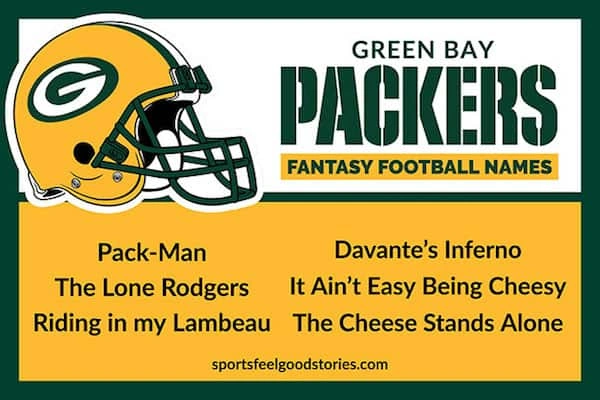 Green Bay Packers Fantasy Football Names