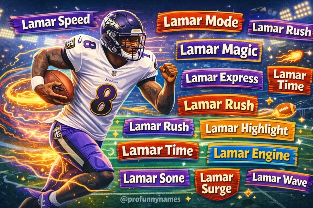 Lamar Jackson Fantasy Names
