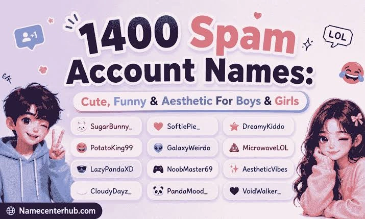 Spam Account Names