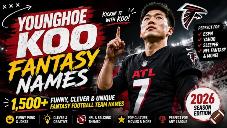 Younghoe Koo Fantasy Names