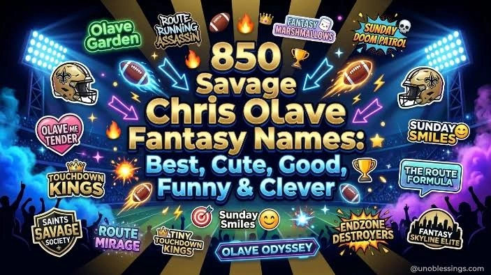 Chris Olave Fantasy Names