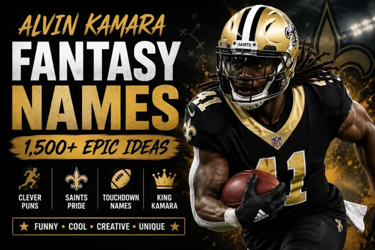 Alvin Kamara Fantasy Names