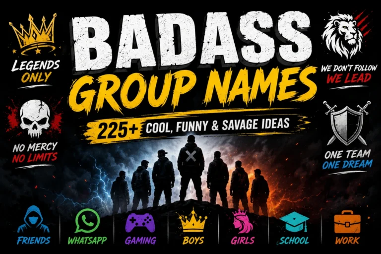 Badass Group Names.