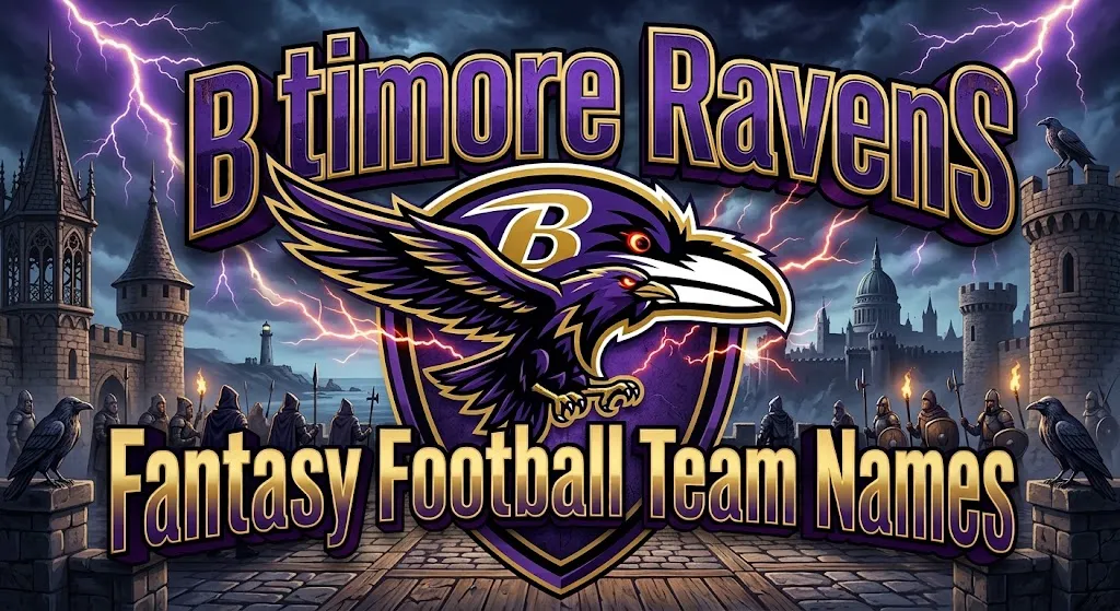 Baltimore Ravens Fantasy Football Team Names center (1)