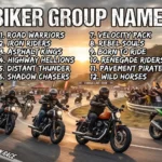 Biker Group Names