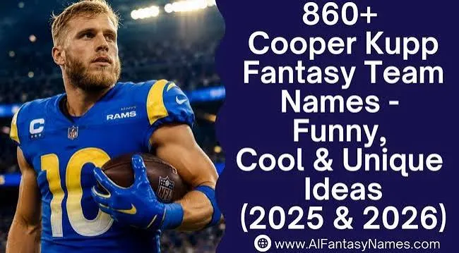 Cooper Kupp Fantasy Team Names