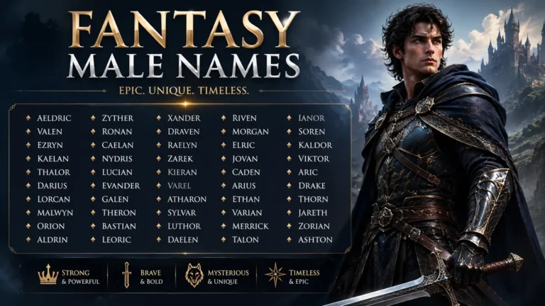 Fantasy Male Names