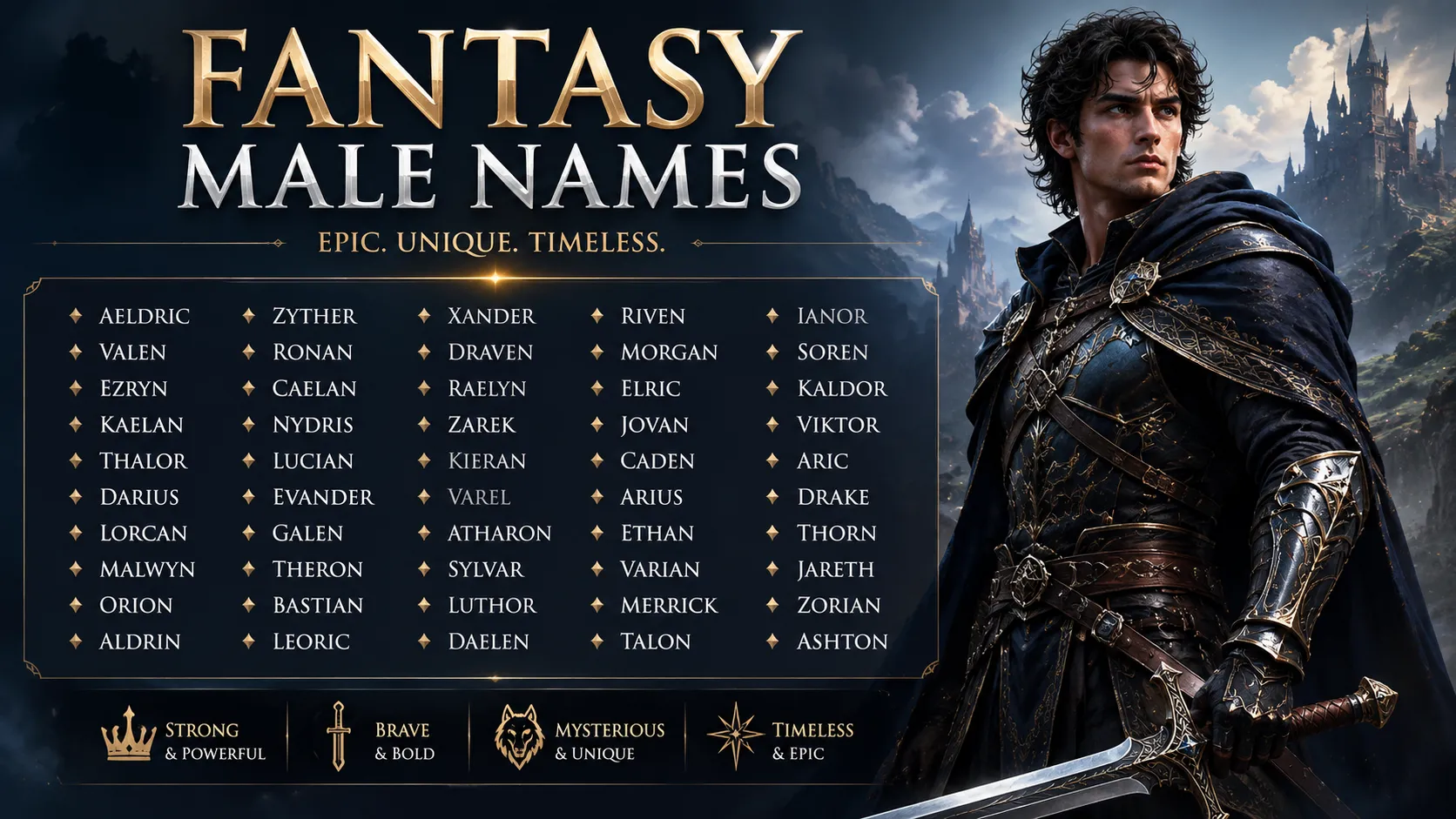 Fantasy Male Names