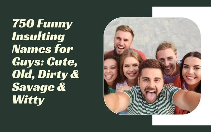 Funny Insulting Names for Guys