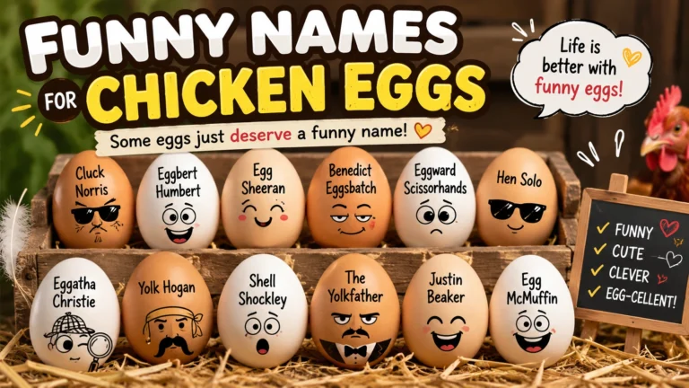 Funny Names for Chicken Eggs