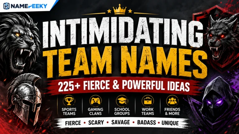 Intimidating Team Names
