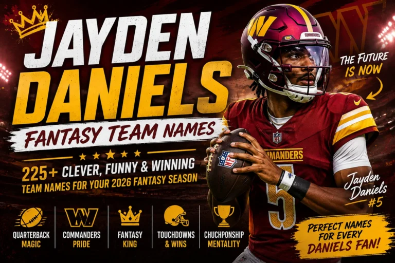 Jayden Daniels Fantasy Team Names