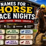 Names for Horse Race Nights