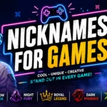 Nicknames For Games