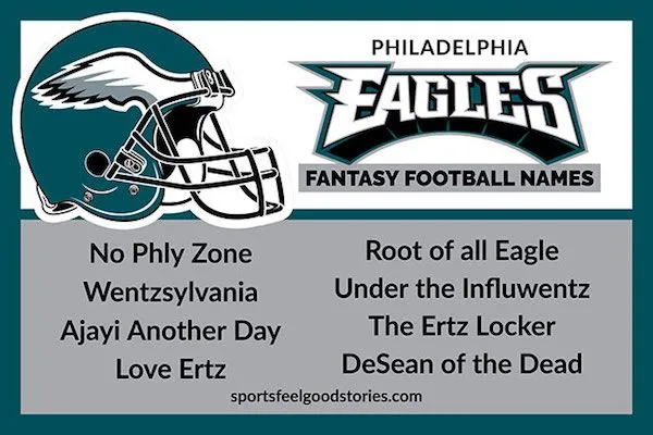 Philadelphia Eagles Fantasy Football Names